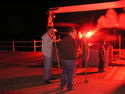 Using out of date flares a flare night was held and organized with the Water Police. This helped all members to experience what to do in an emergency situation and was a successful lesson learnt.